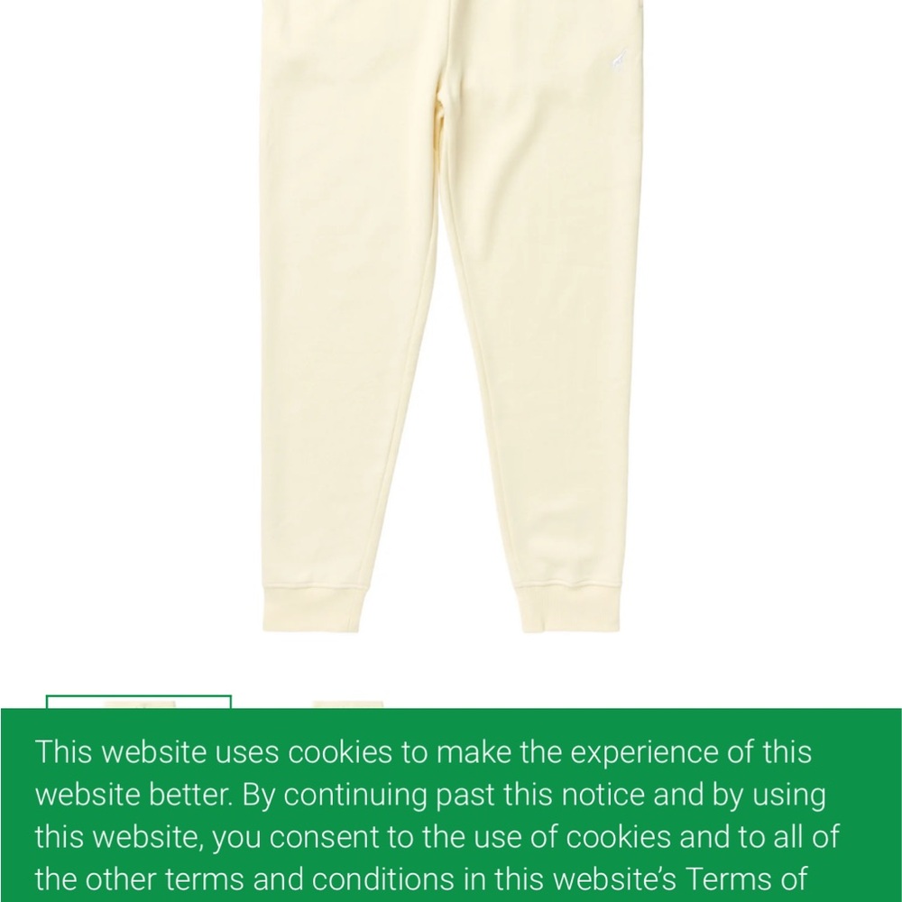 Cozi Cream Jogger Pants 2XL